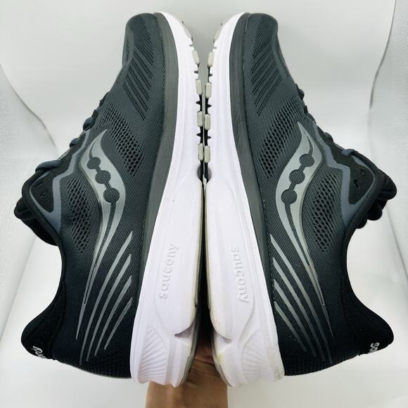 Saucony Mens Ride 14 S20651-45 Black Running Shoes Sneakers Size 11.5